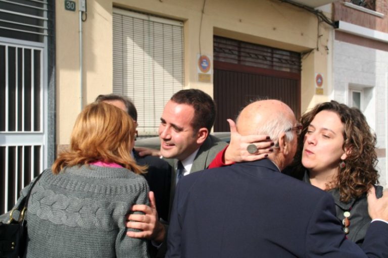 Visita de Jorge Alarte a Novelda