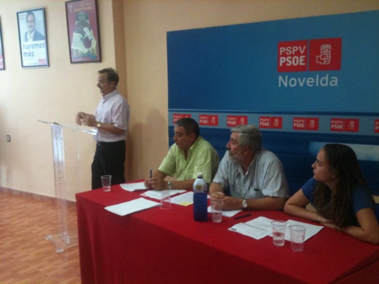 La Asamblea del PSOE de Novelda aprueba la gestión de la Ejecutiva Local y del Grupo Municipal.