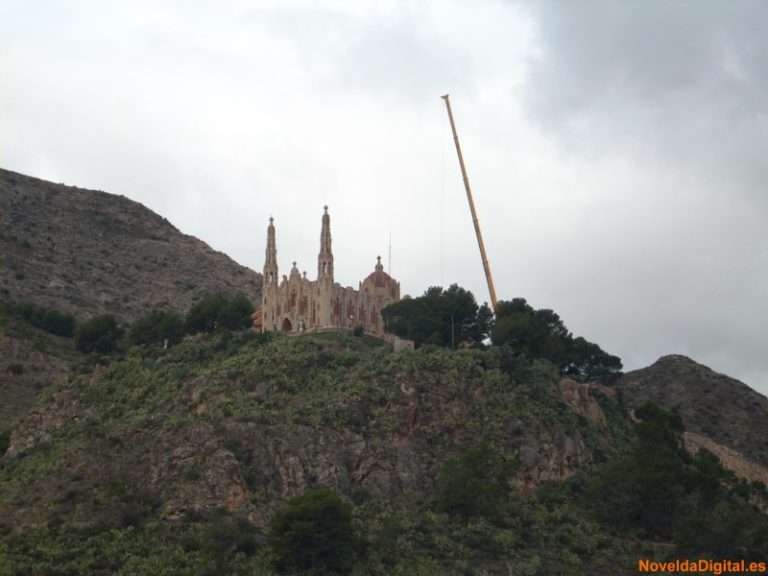 Obras del órgano de piedra en el Santuario