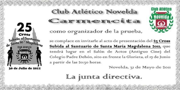 Muchas sorpresas para la presentación del 25 aniversario de la Subida al Santuario