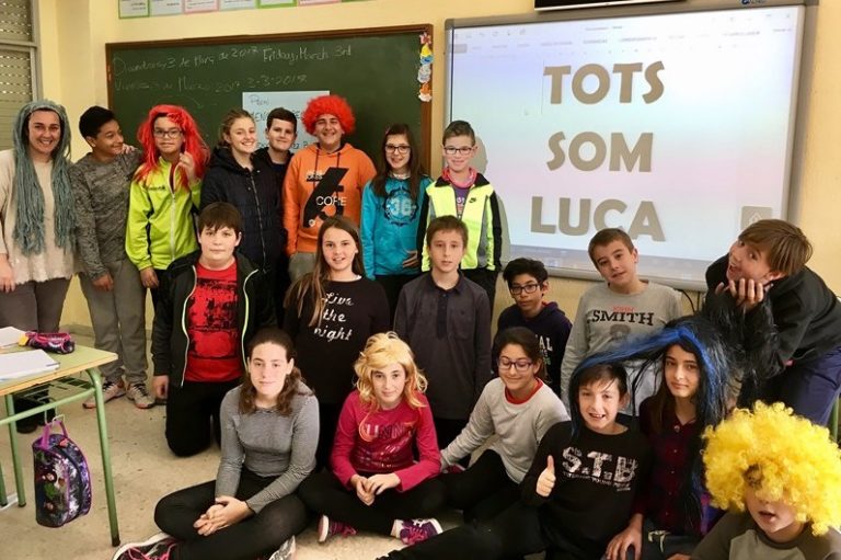 El Sánchez Albornoz trabaja por la igualdad con el proyecto «La peluca de Luca»