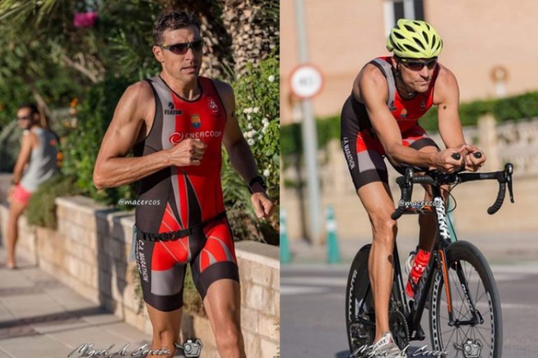 Antonio José Iñesta participó en el Triatlón Olímpico Canet d’en Berenguer