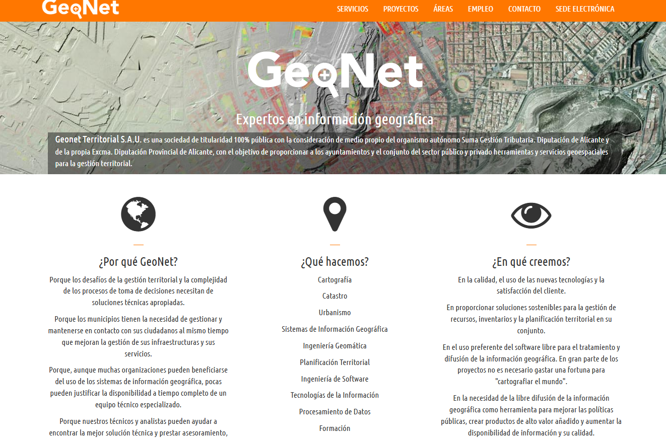 Un total de 53 municipios se adhiere al plan de la Diputación para la implantación y gestión del Sistema de Información Geográfica GEOGIS